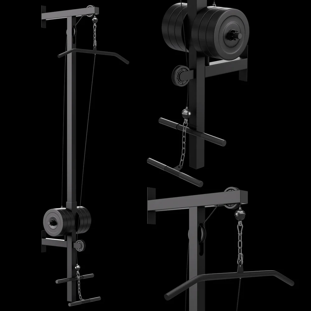Wall-Mounted Lat Pulldown Machine