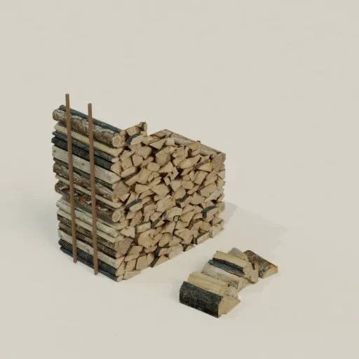 Firewood Under Stairs