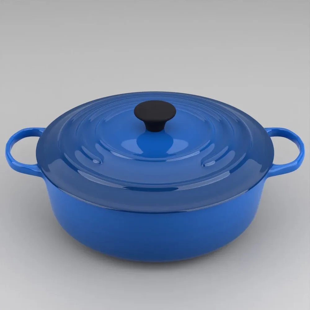 Blue Casserole Le Creuset