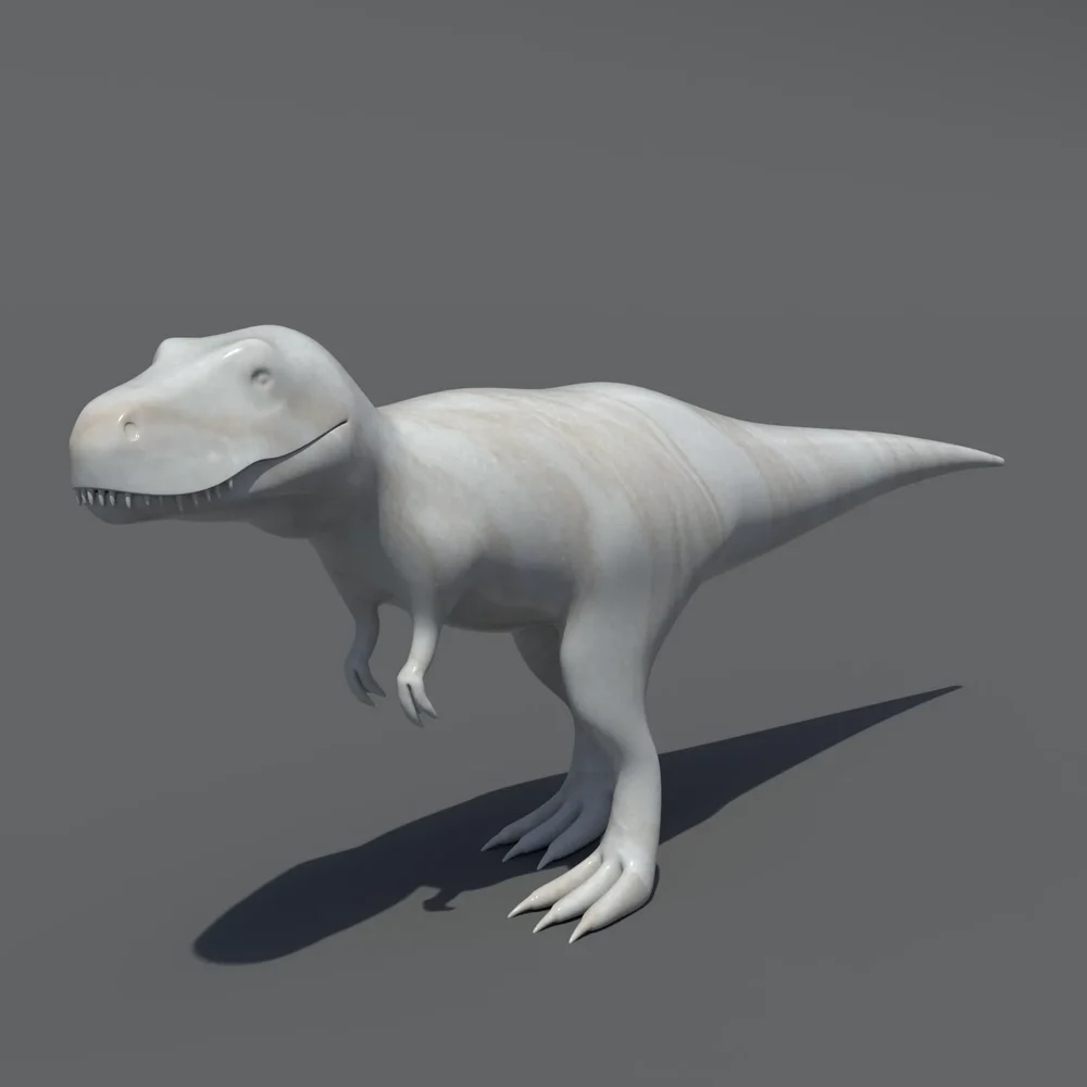 Tyrannosaurus Marble Statue