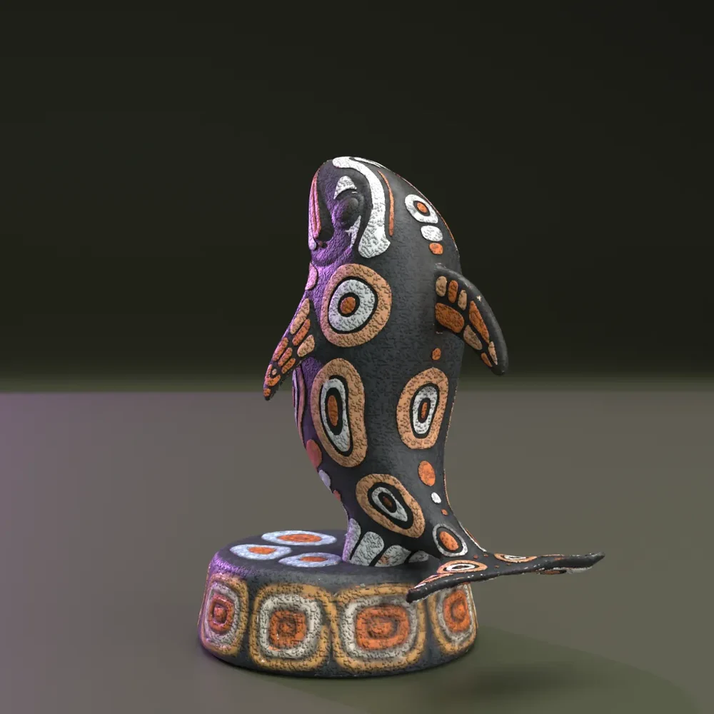 Orca Indian Totem