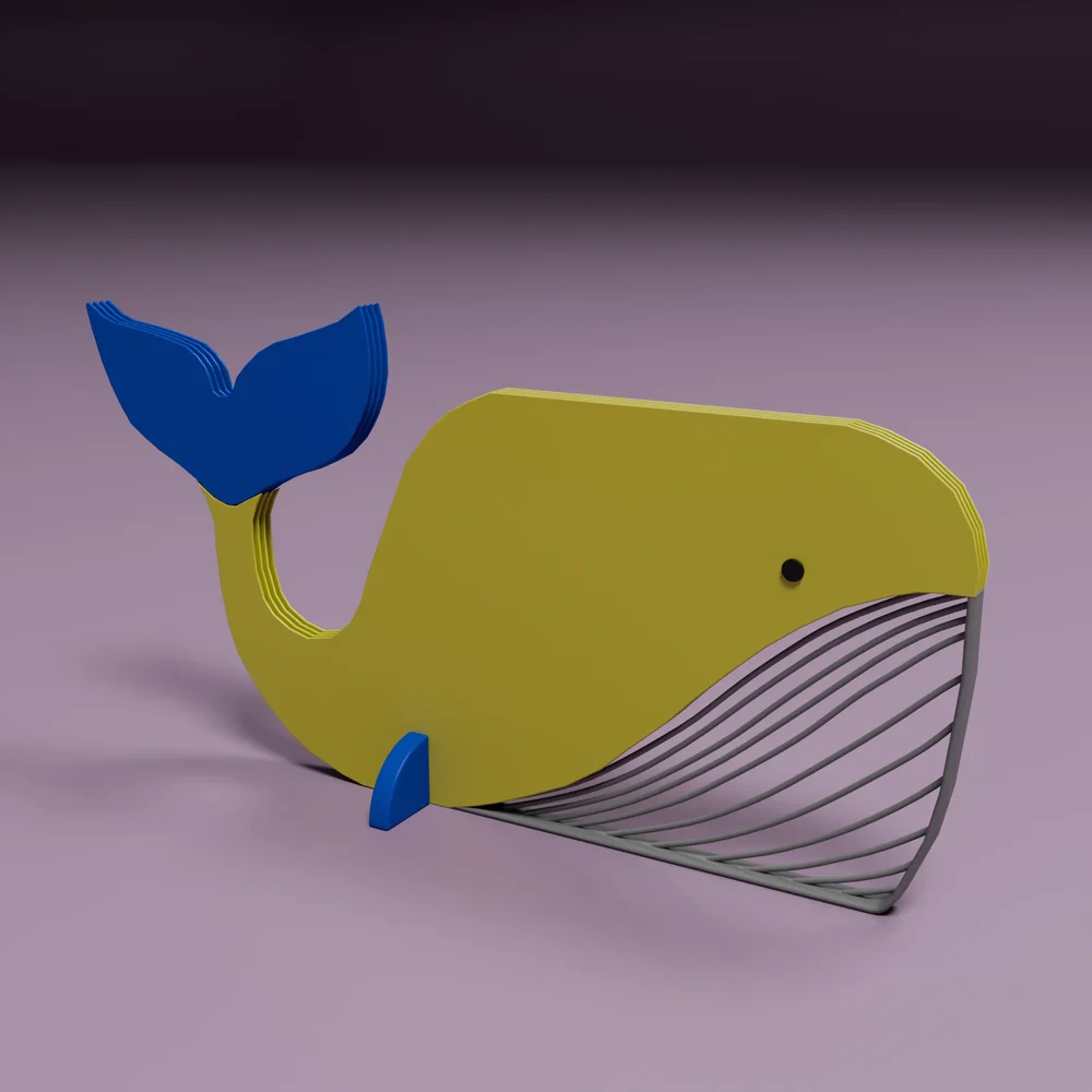 Decorate A Simple Whale Toy