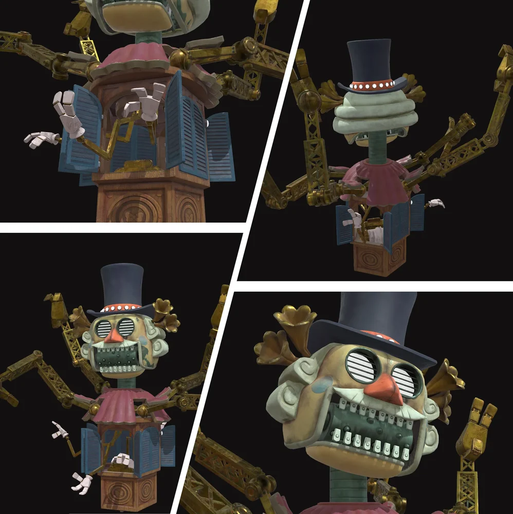 Circus Ticket Robot Animated