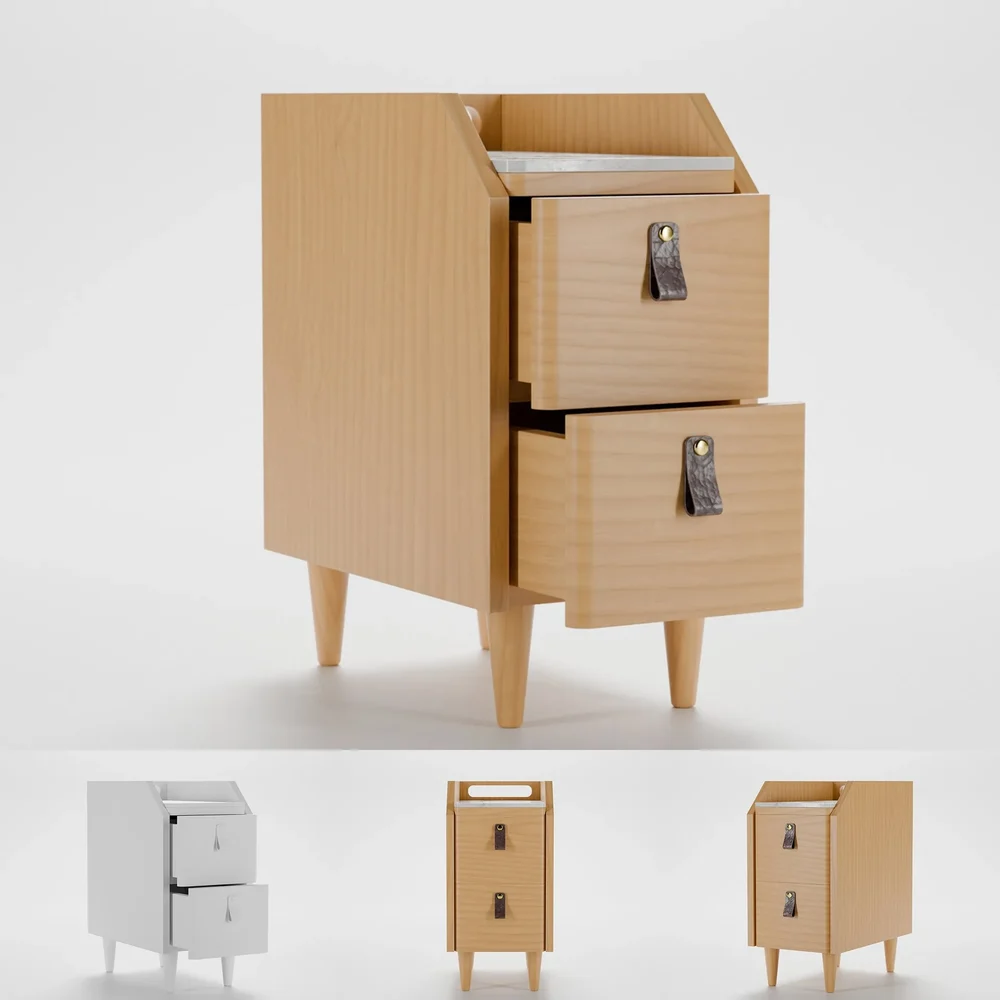 Modern Narrow Nightstand