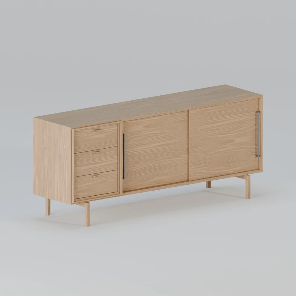 Wooden Commode Storage