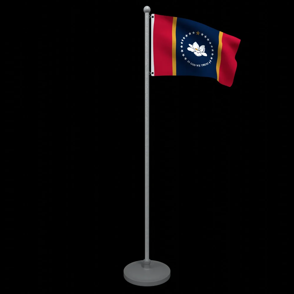 Animated Flag Of Mississippi State
