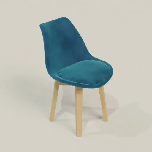 Scandinavian Velvet Chair