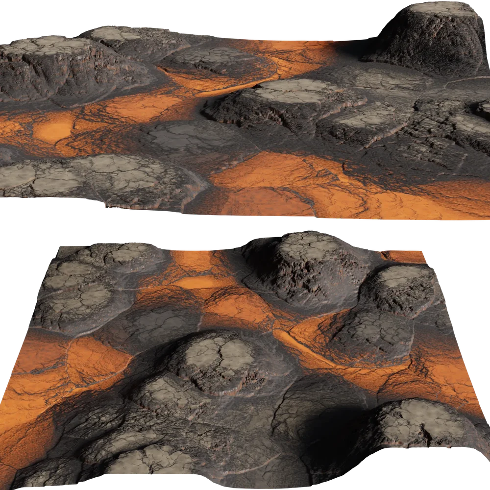 Mountain Volcano Terrain