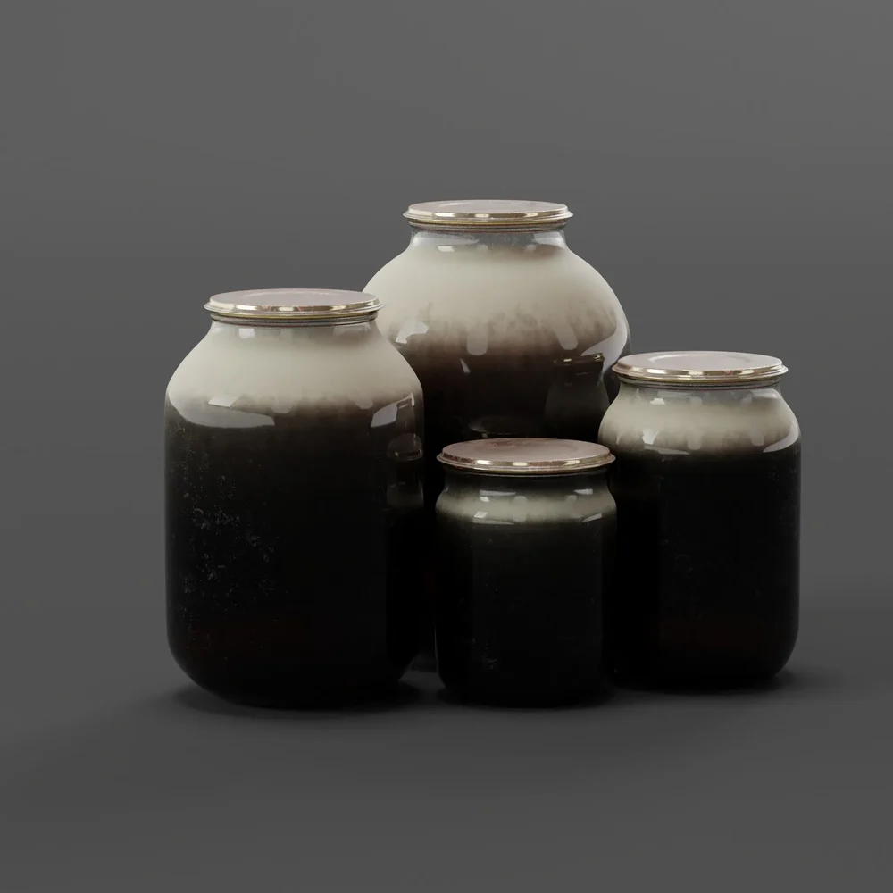 Set Of Old Jars