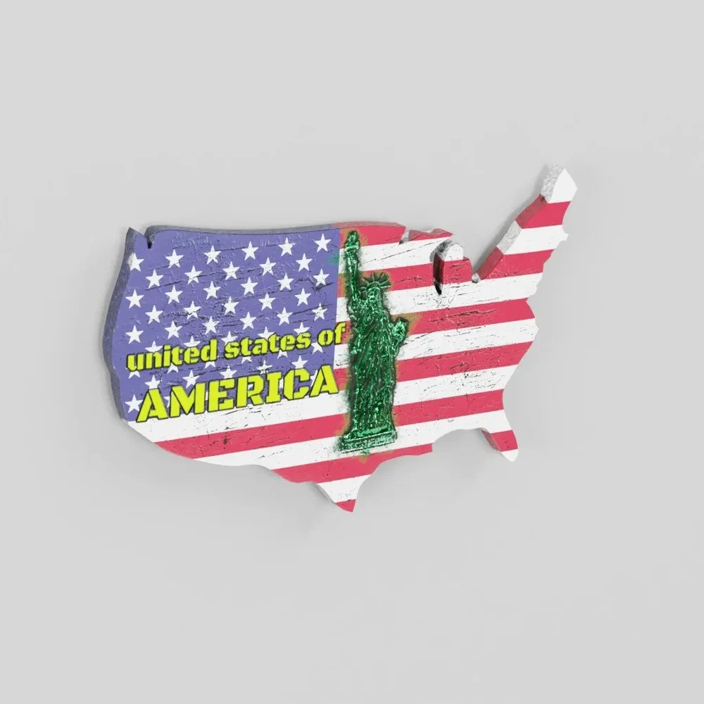Refrigerator Magnet Usa