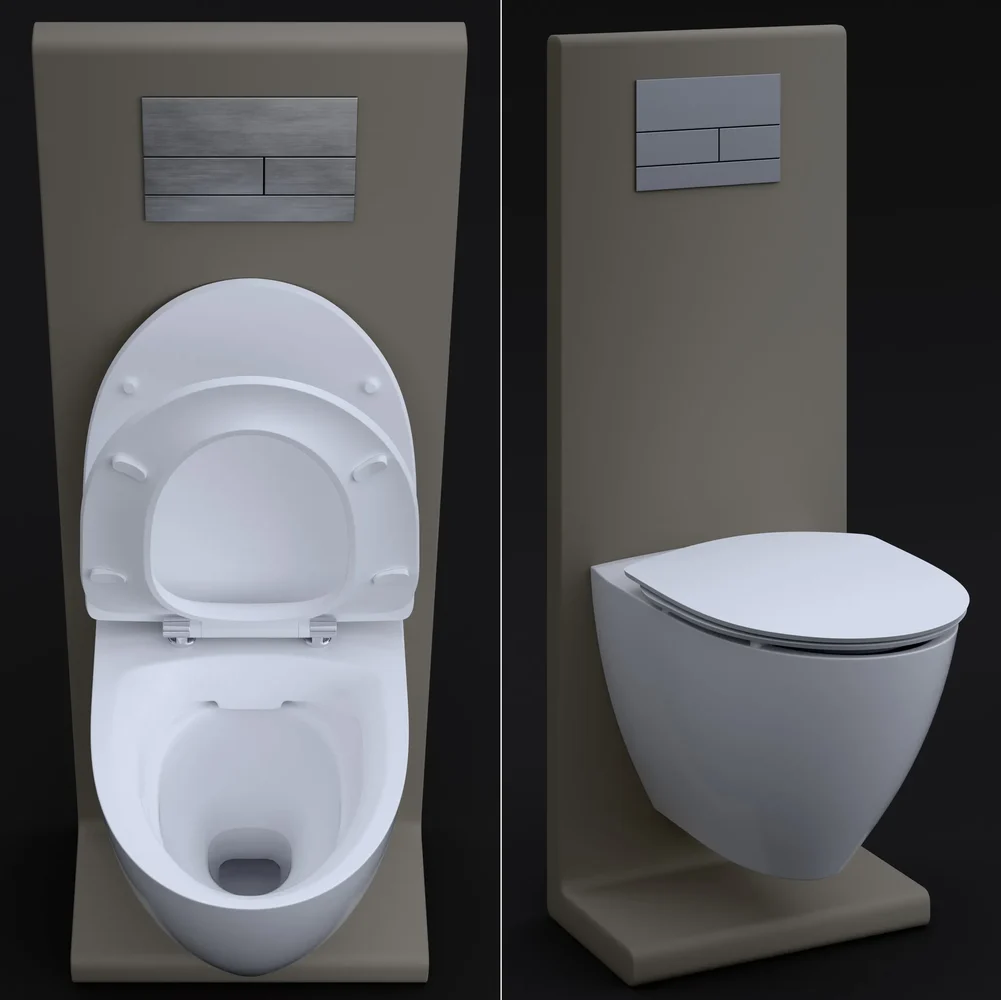 Spira Art Wall Mounted Wc