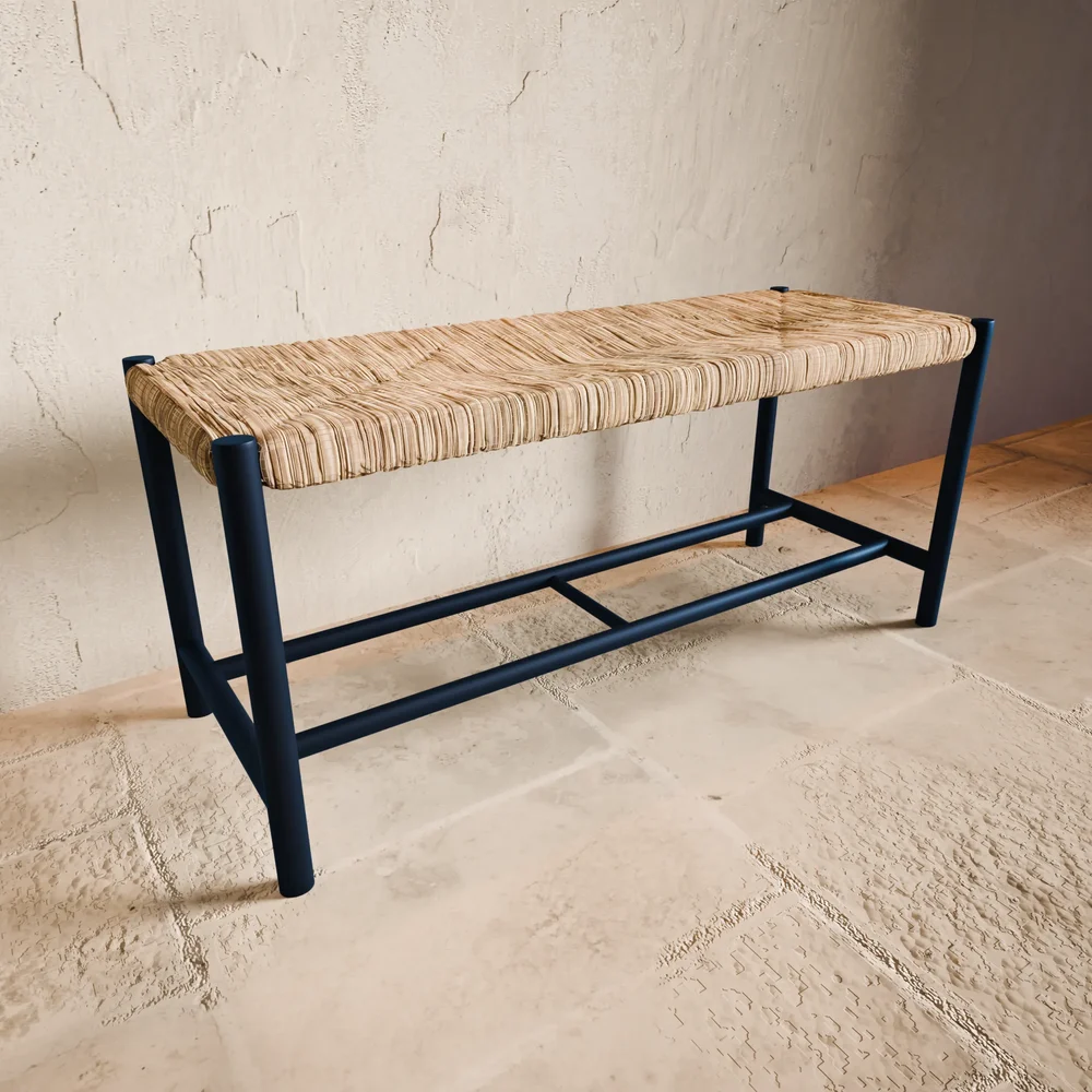 Rattan Bench