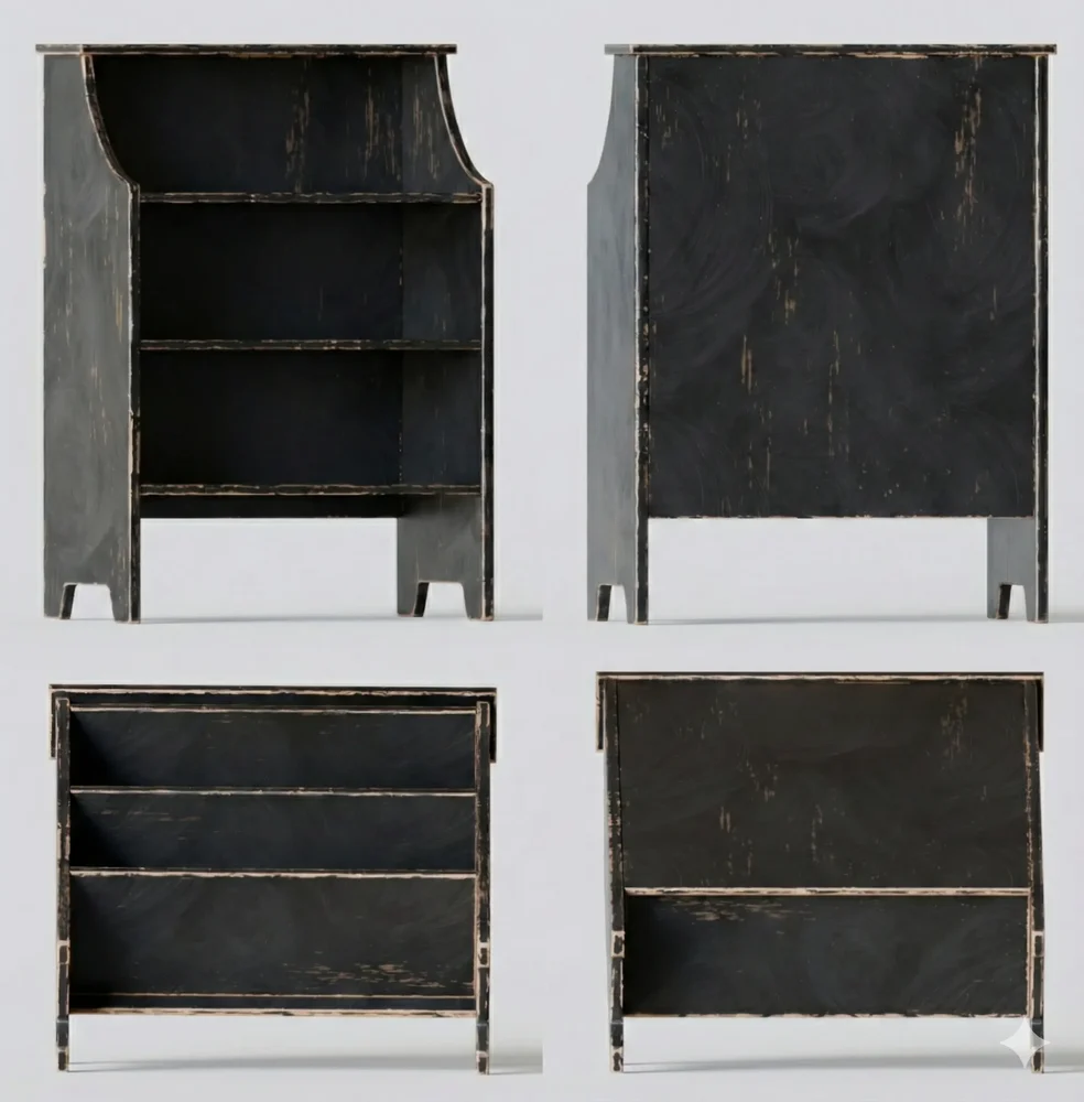 Antique Primitive Dish Shelf