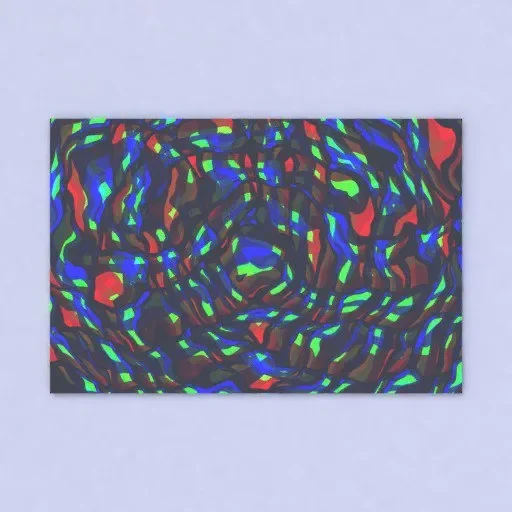 Scalable Picture Frame With Abstract Art