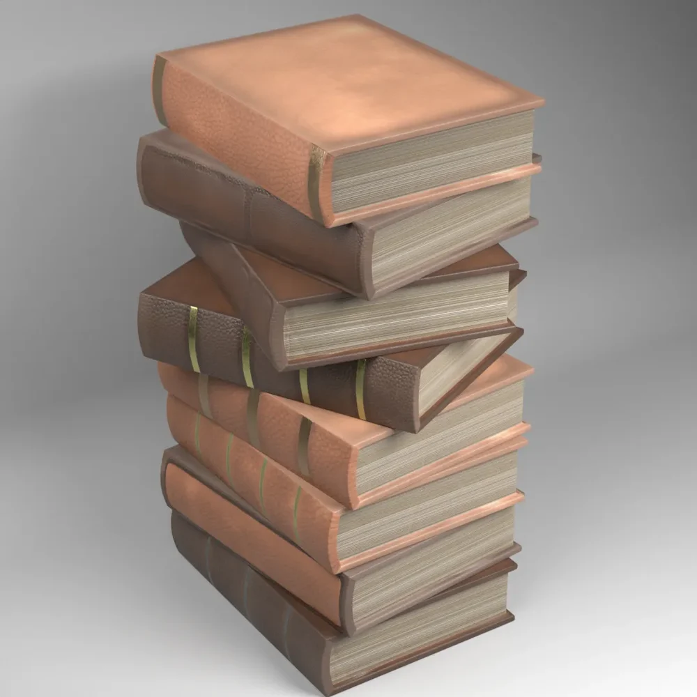 Leather Book Thick Cover V3