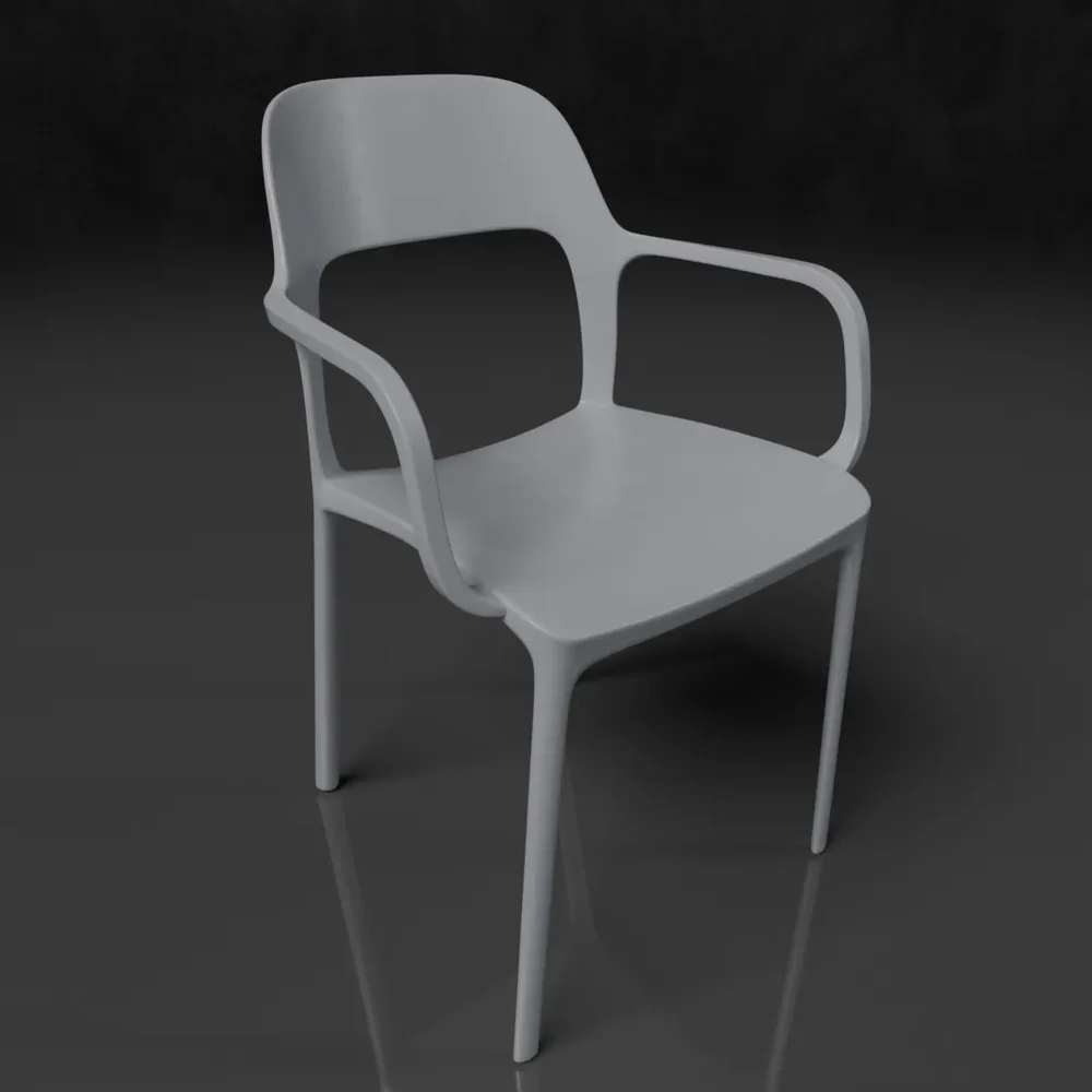 Simple Plastic Chair