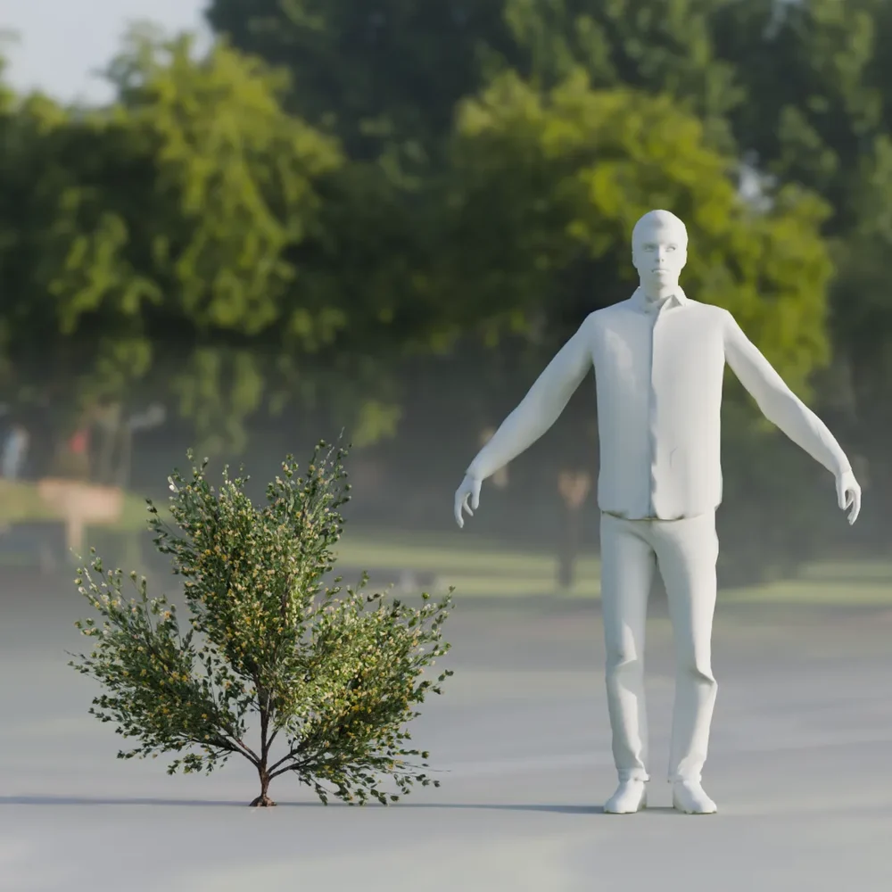 Shurb Flower Lowpoly Animated