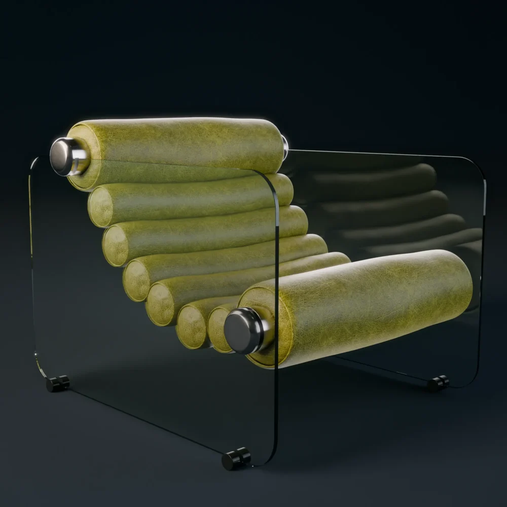 Hyaline Armchair Olive