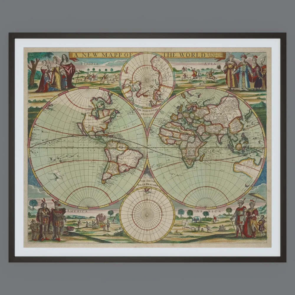 World Map Wall Hanging