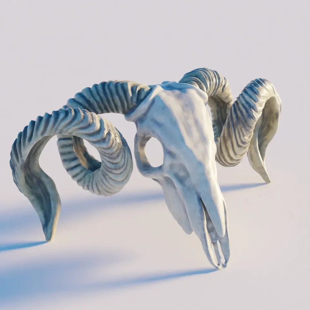 Goat Head Skull