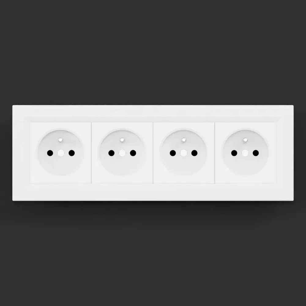 Wall Socket Schneider Asfora Four