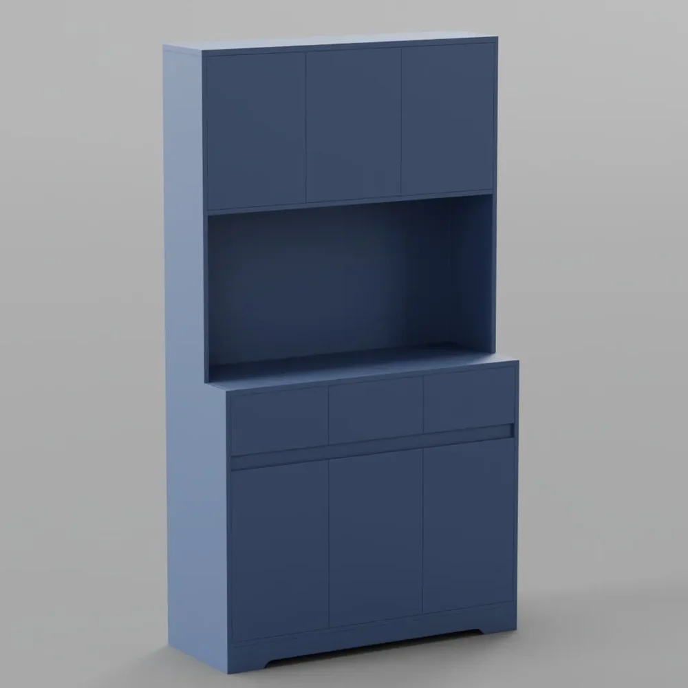 Aybike Tall Kitchen Pantry Cabinet