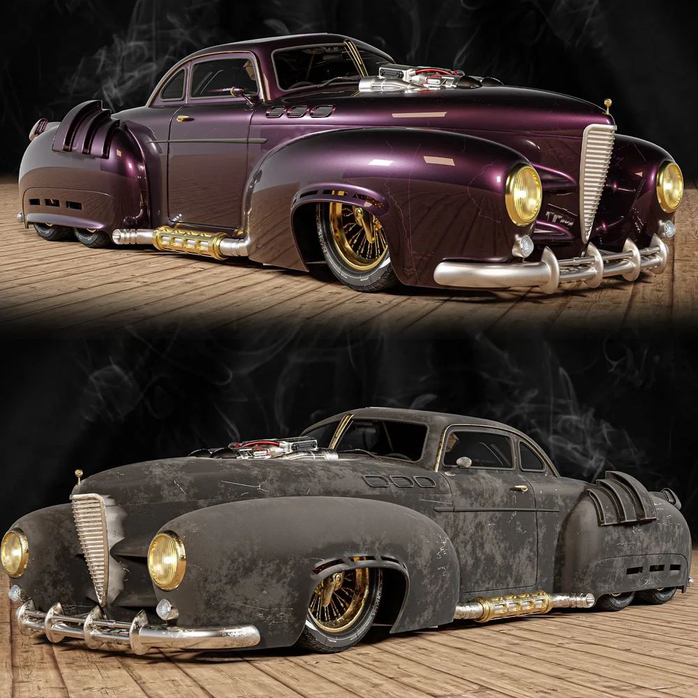 Classic In Future Sport Car