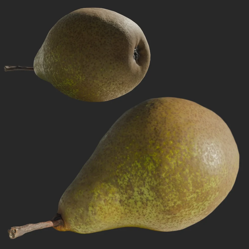 Pear Fruit (Photorealistic, Optimized)