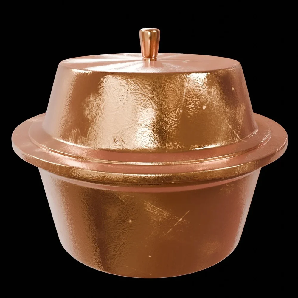 Persian Copper Cop Dish