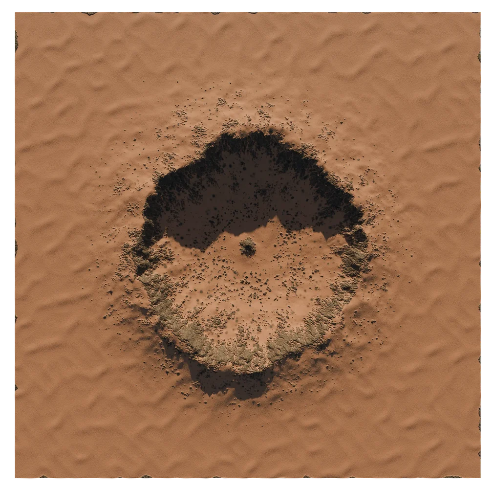 Mars Crater
