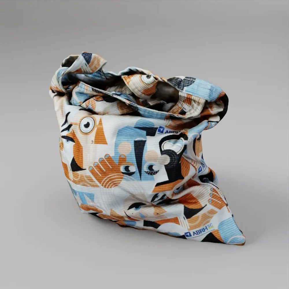 Crumpled Fabric Bag