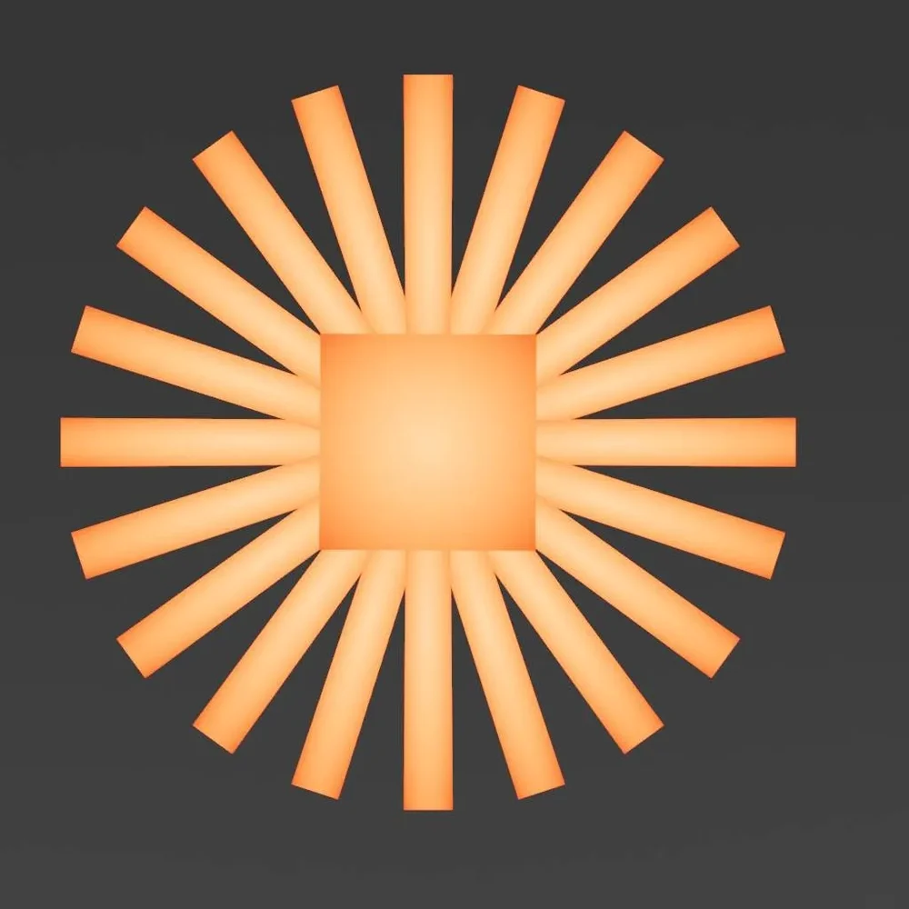 Cubic Worlds Sun