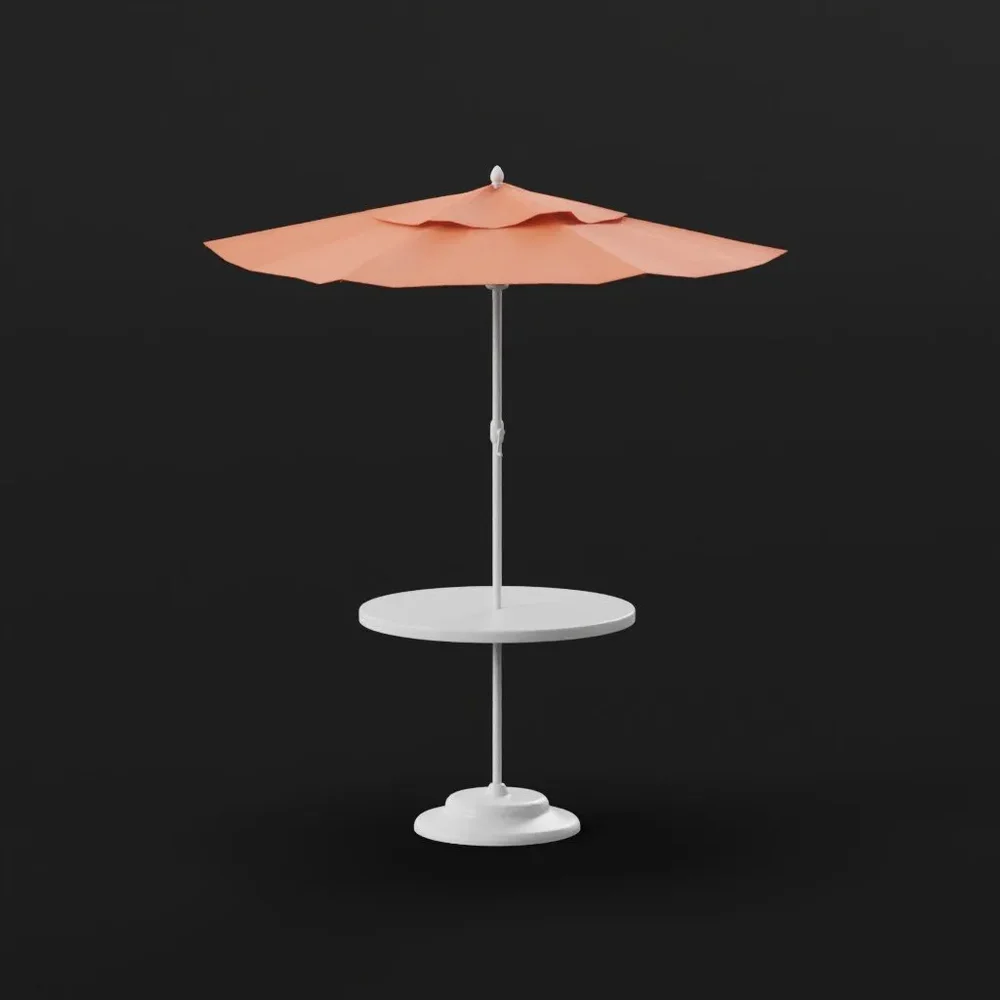 Restaurant Table And Umbrella