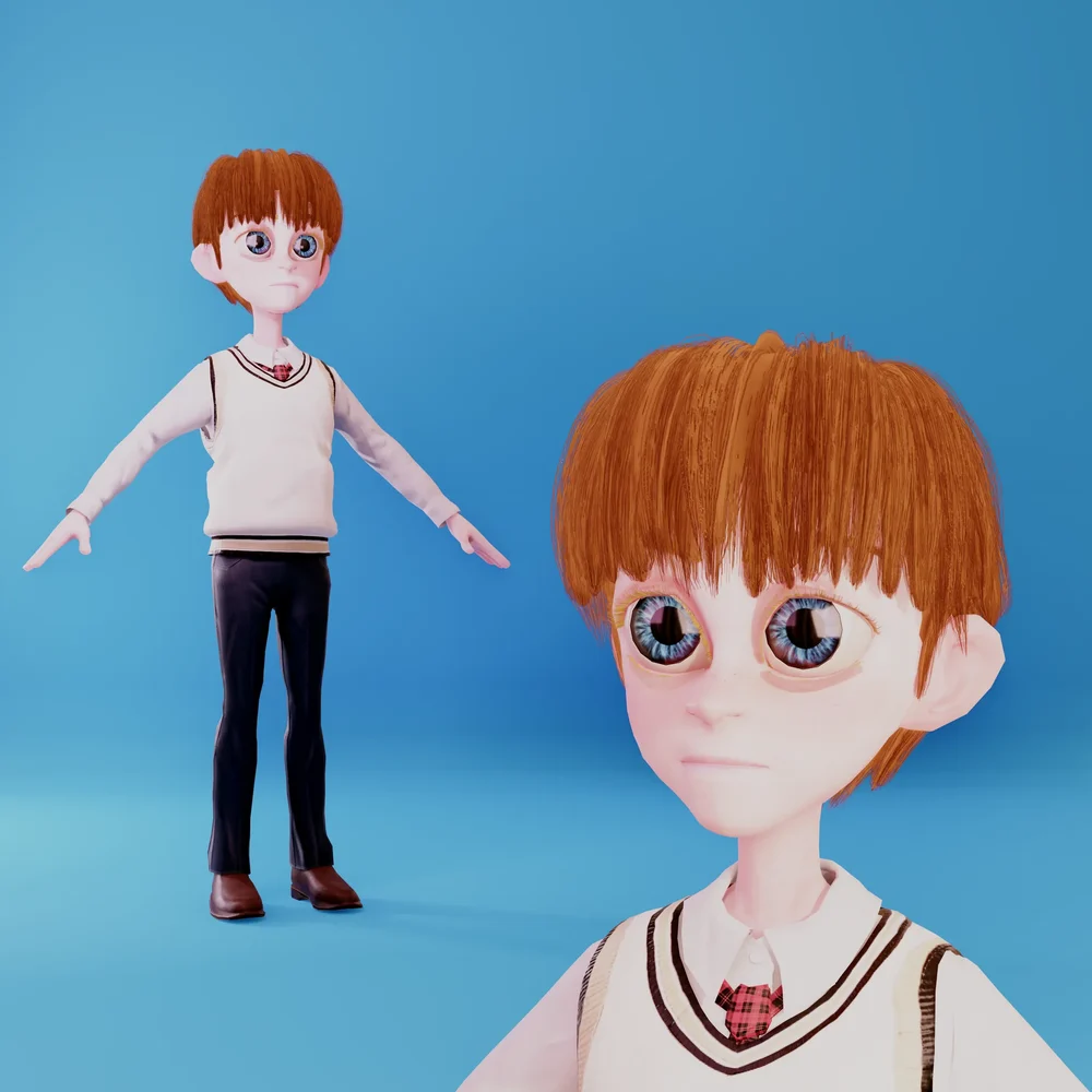 Stylised Male Student