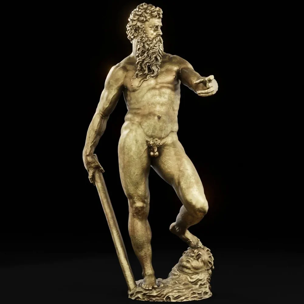 Brass Giambologna Neptune