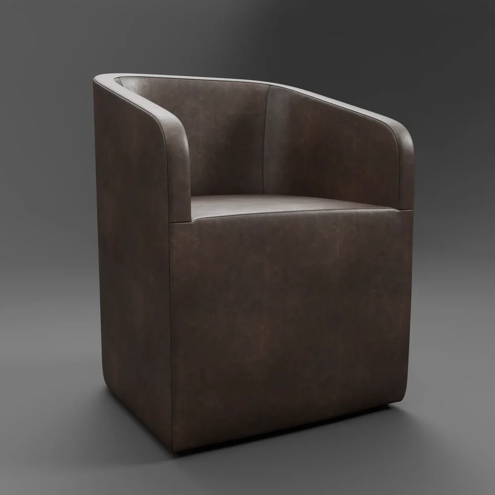 Ellison Barrelback Slope Armchair