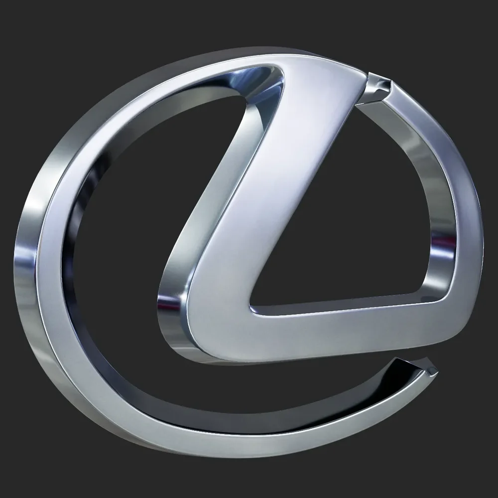 Lexus Logo 3d Model