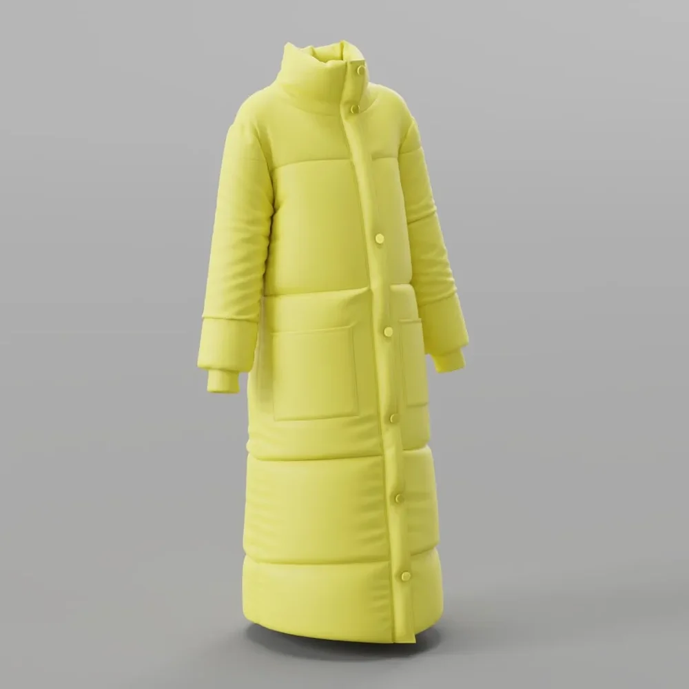 Long Puffer Coat
