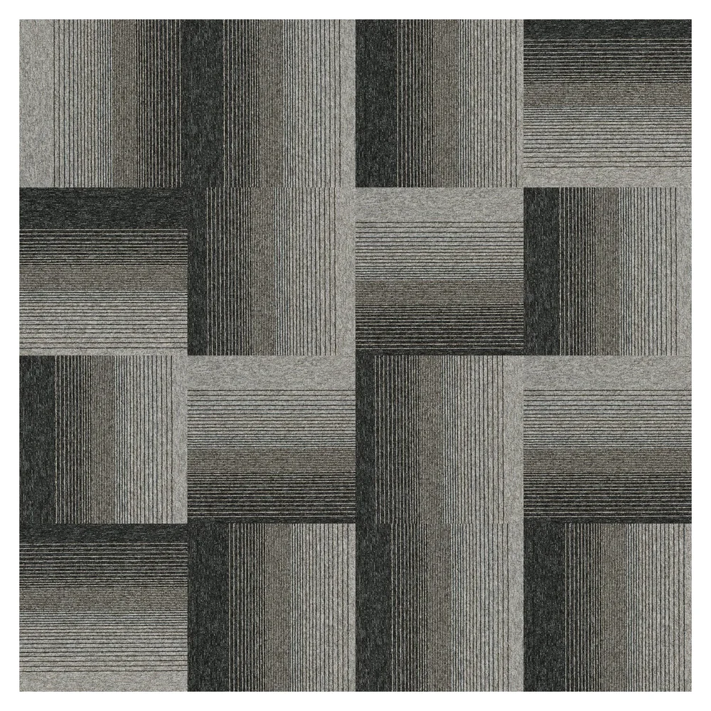 Employ Lines Formation Carpet Tiles