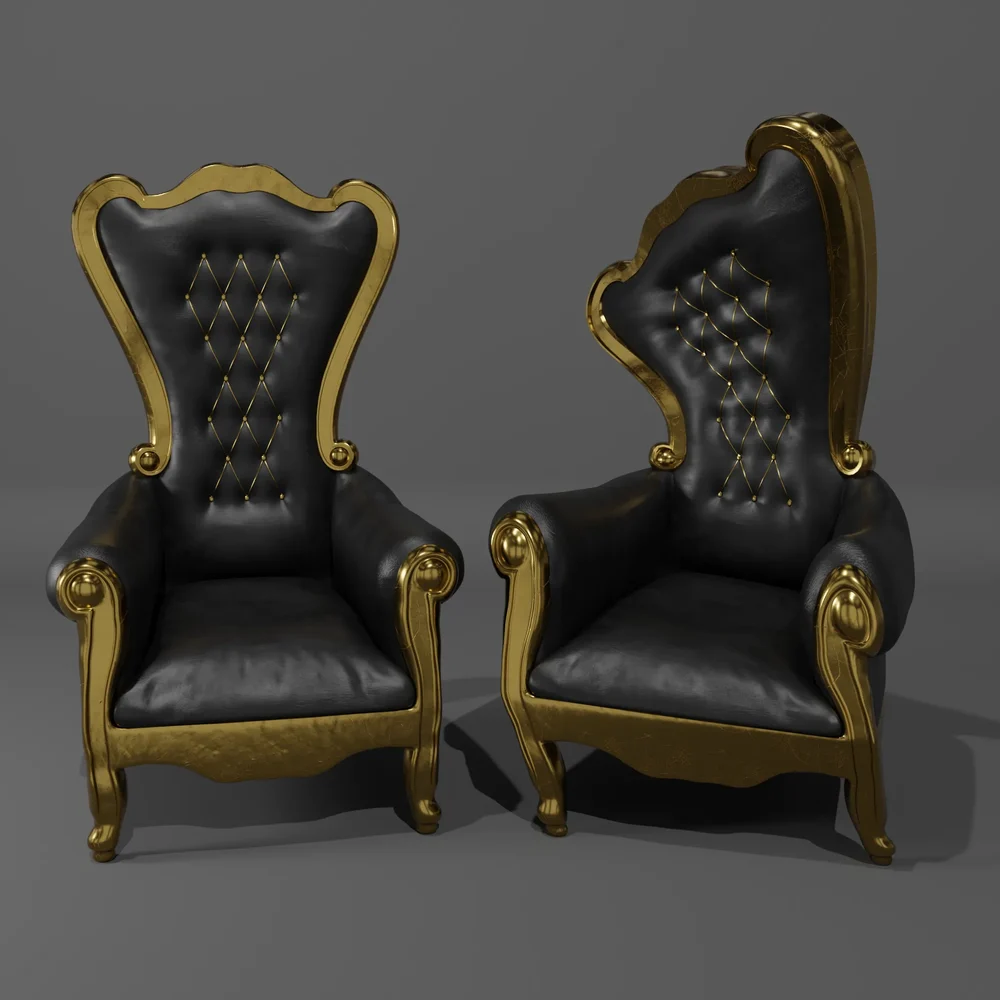 Black Comic Armchair