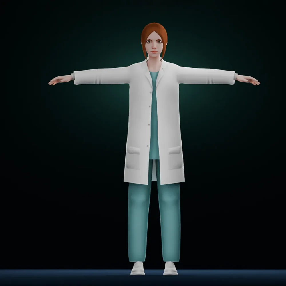 Female Dentist Medical Stuff
