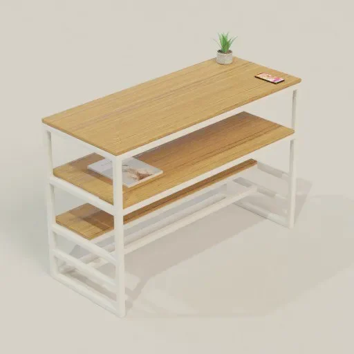 Table Deks Workbench Office Desk 120 X 50 X 80