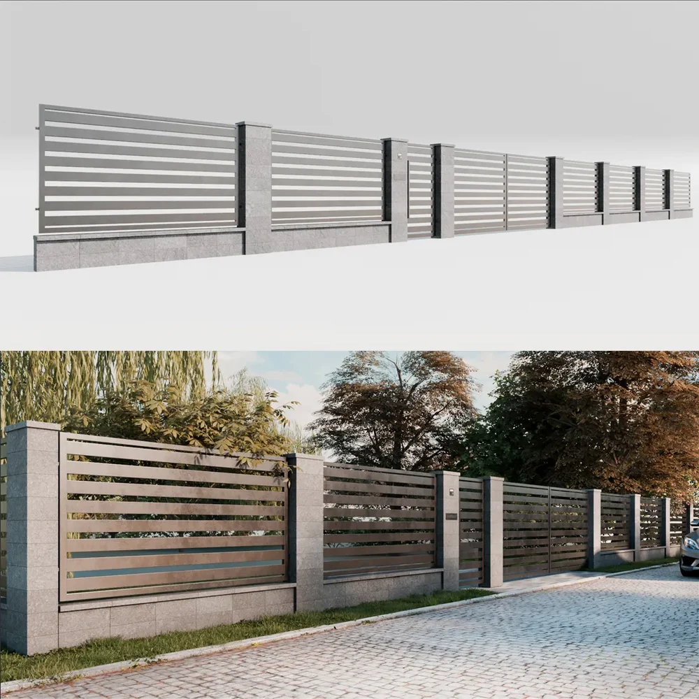Full Fence With Wicket And Gate Model Ab