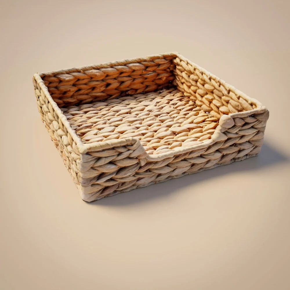Straw Basket Deco (Photoscan)