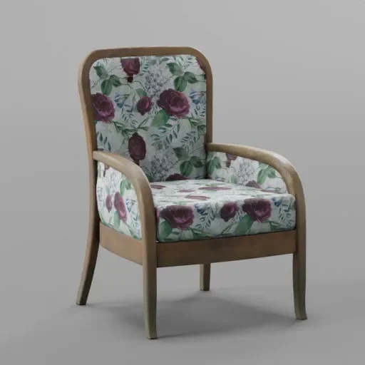 Floral Armchair