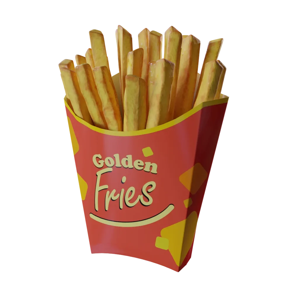 Branded French Fries Pouch