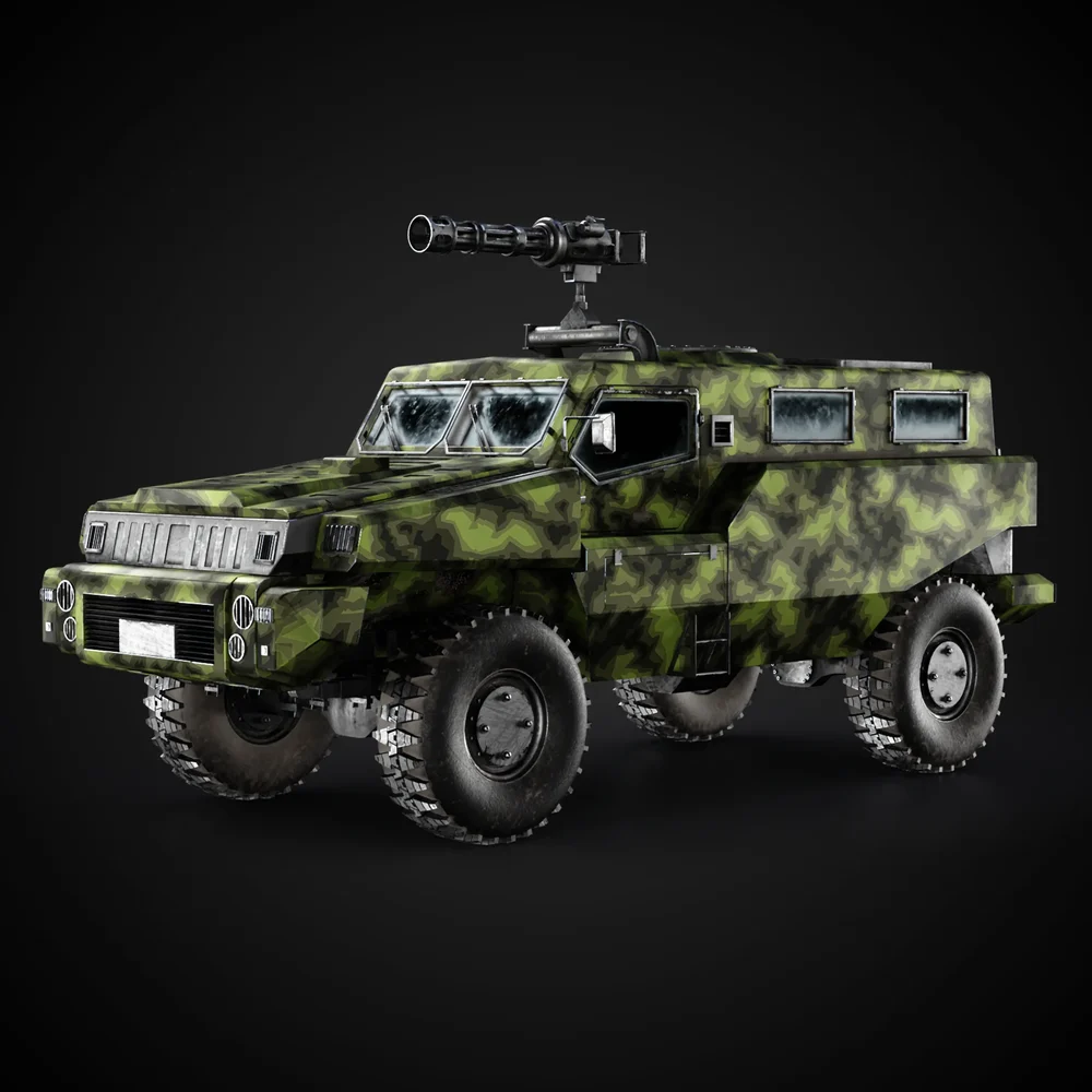 Em Military Vehicle