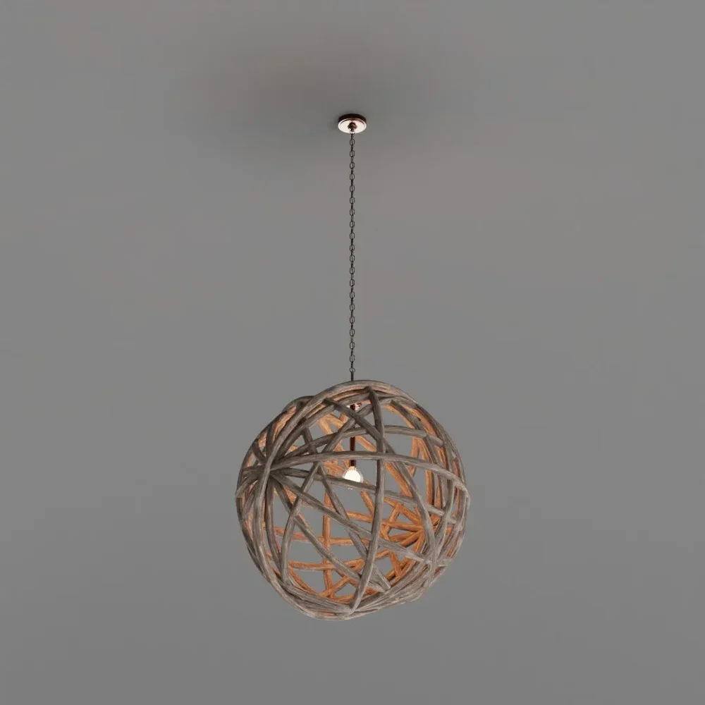 Rustic Natural Chandelier