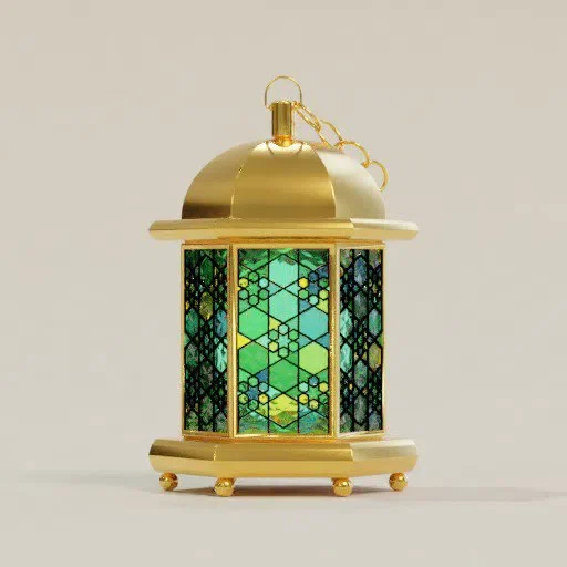 Stained Glass Lantern