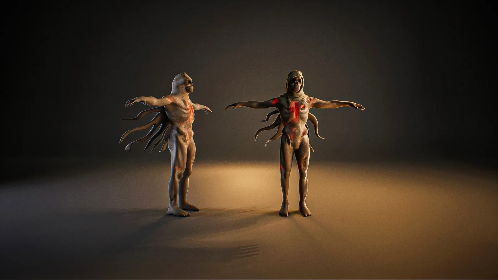 Dark Fantasy Horror Creature(Rigged)